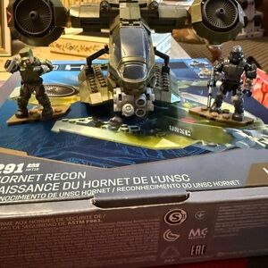 UNSC Hornet Recon Building Set - Green and Black
